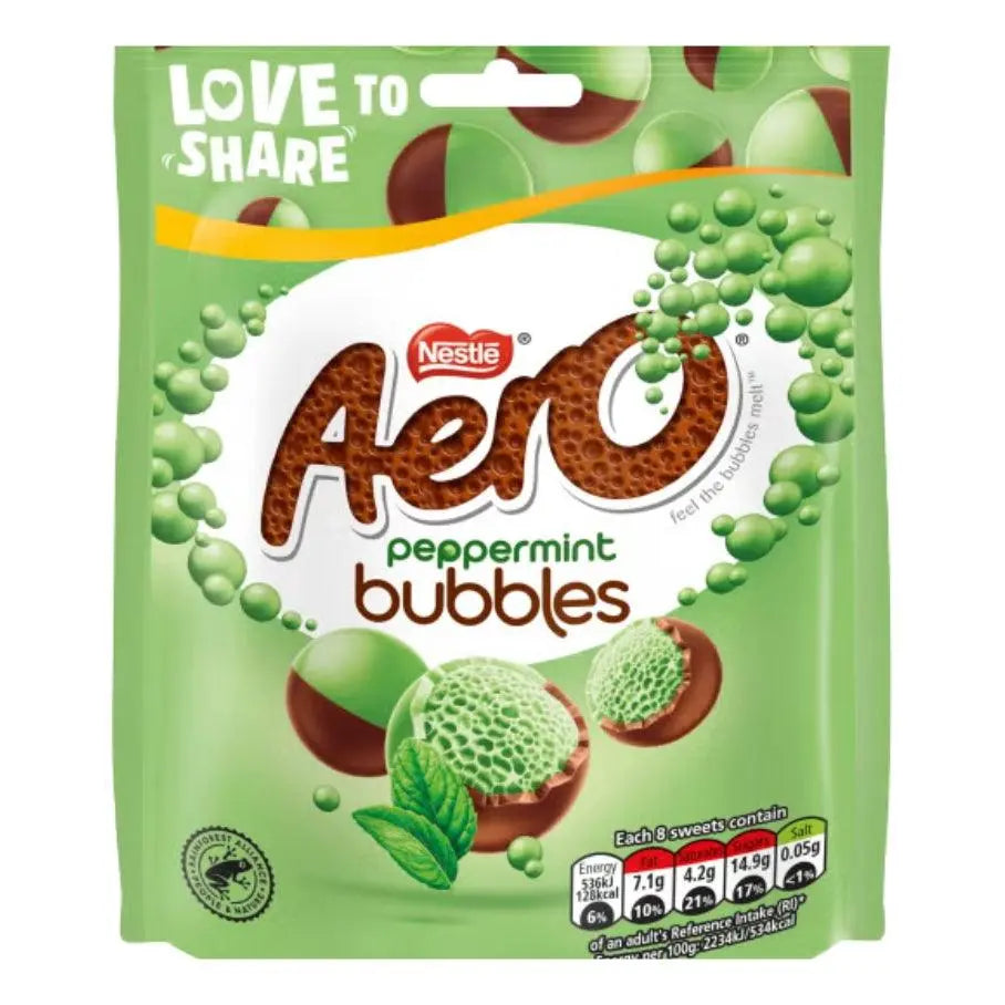 Aero Bubbles Menthe 92g OhMyCandyBox