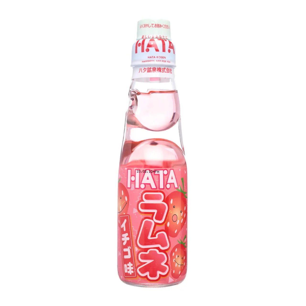 Soda Ramune Fraise Hatakosen 200ml OhMyCandyBox