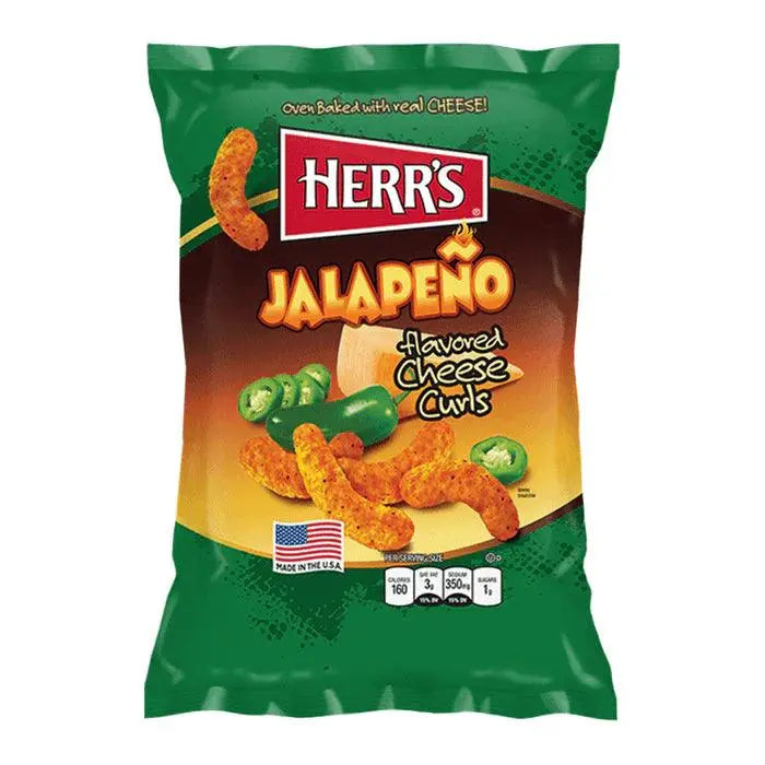 Herr's Crisps au Fromage Jalapeño 28g OhMyCandyBox