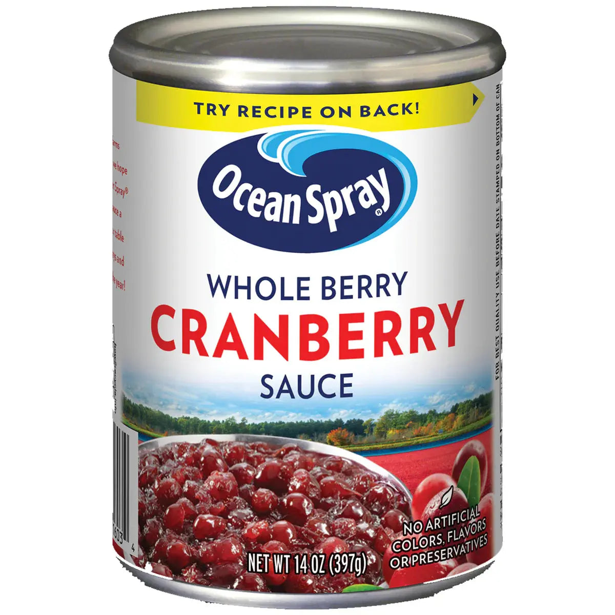 Sauce aux Canneberges Ocean Spray Baies Entières 397g OhMyCandyBox