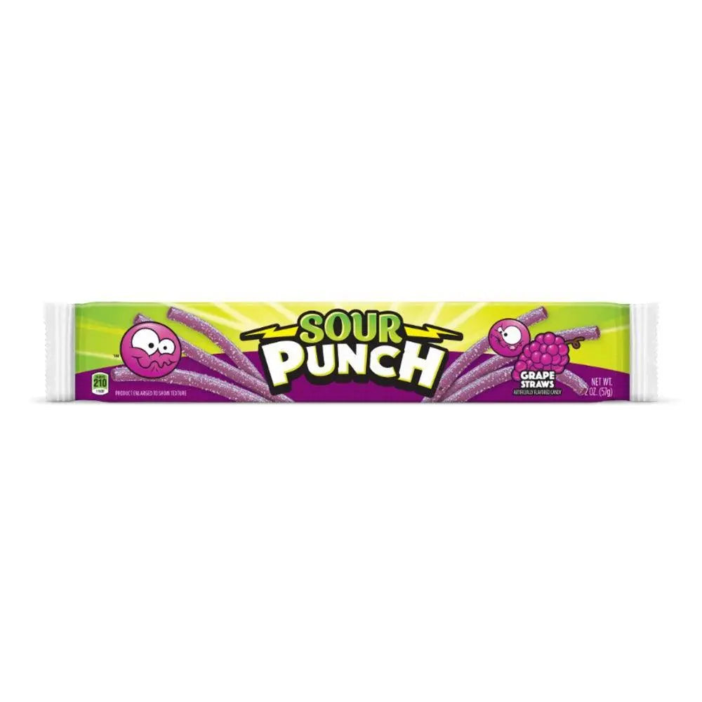 Sour Punch Paille Raisin 57g OhMyCandyBox