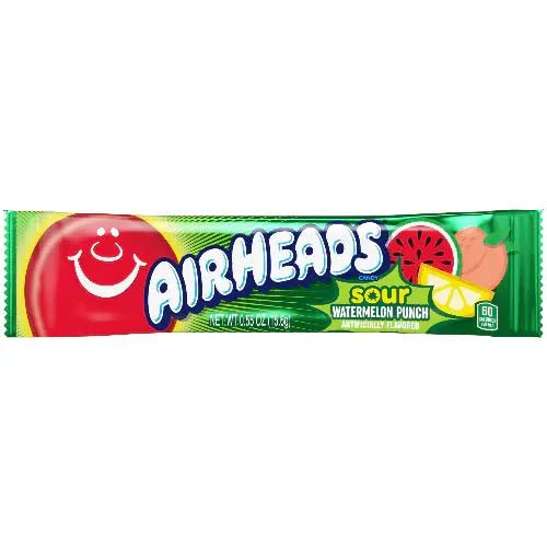 Barre Airheads Saveur Pastèque Acide 16g OhMyCandyBox