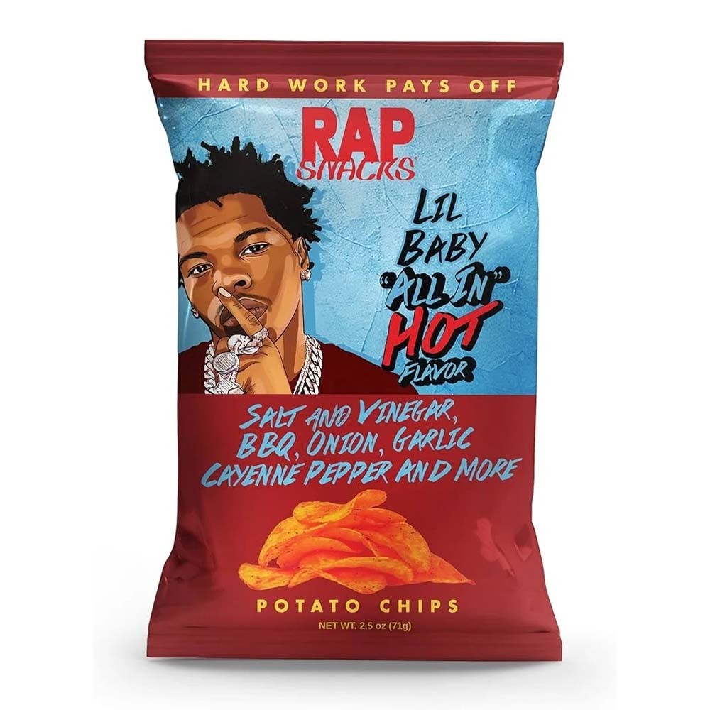 Rap Snacks Lil Baby "ALL IN" Hot Flavor 71g