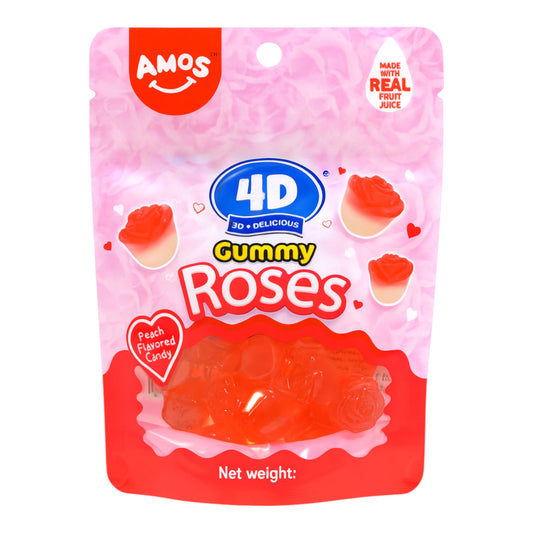 Amos Candy 4D Gummy Roses 65g