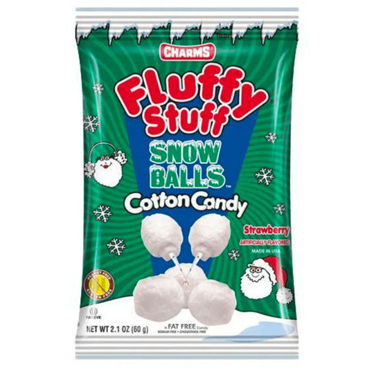 Charms Fluffy Stuff Boules de Neige Sucre Fil 60g OhMyCandyBox