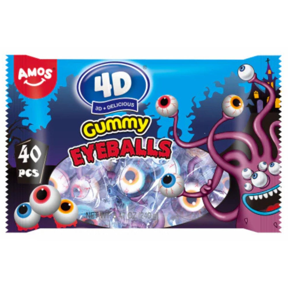 Amos 4D Gummy Eyeballs 240g