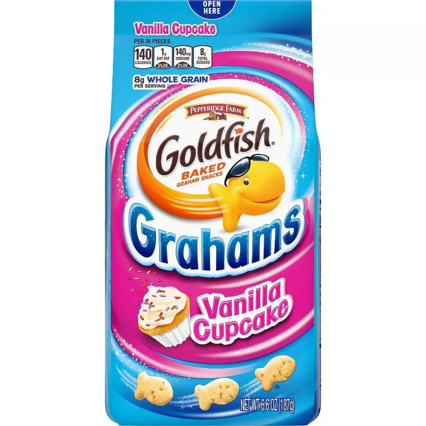 Goldfish Crackers Grahams Vanilla Cupcake 187g OhMyCandyBox