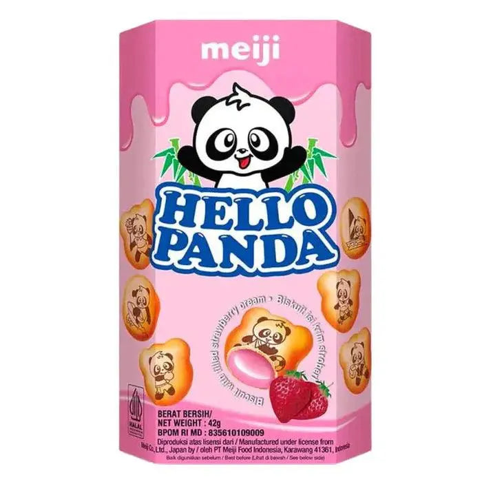 Hello Panda Fraise 50g OhMyCandyBox