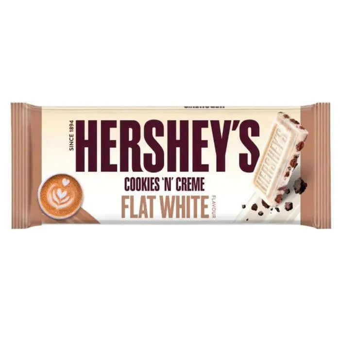 Barre Hershey's Cookies 'n' Cream Flat White 90g OhMyCandyBox