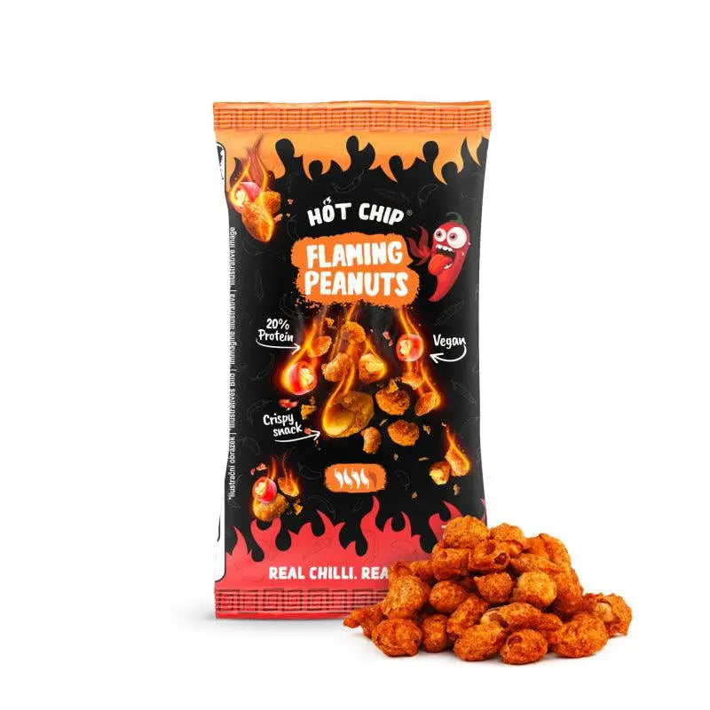 Hot Chip Cacahuètes Flamboyantes 70g OhMyCandyBox
