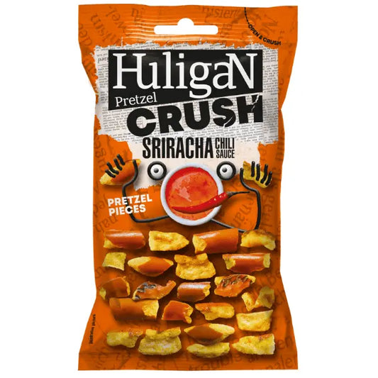 Sauce Sriracha Chilli HuligaN Pretzel Crush 65g OhMyCandyBox