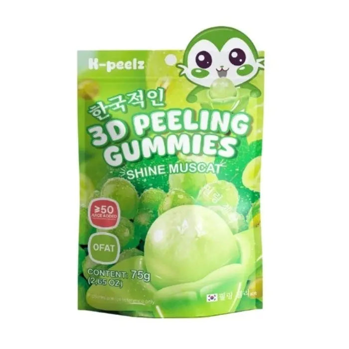 K-Peelz Muscat Brillant Gummies 3D 75g OhMyCandyBox