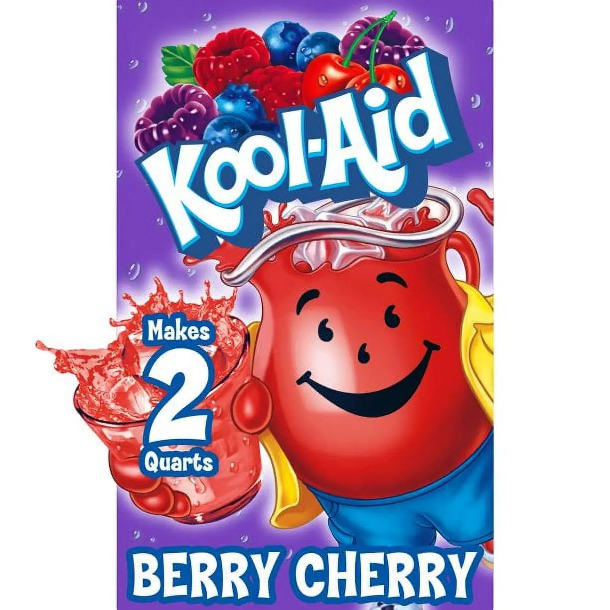 Mélange à Boire Kool-Aid Twists Explosion de Baies Cerise 5g OhMyCandyBox