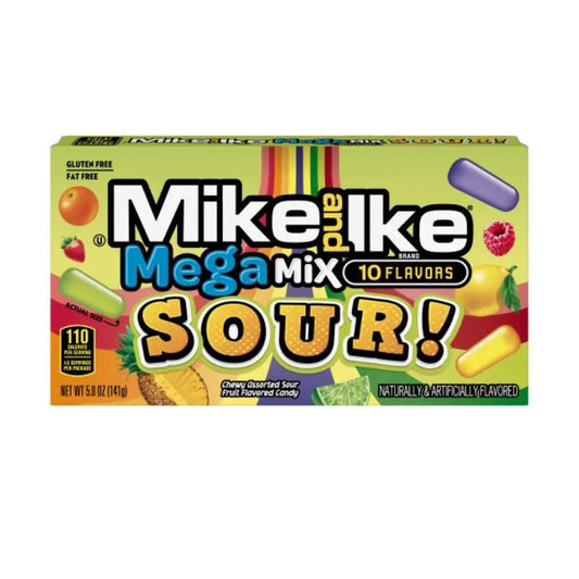 Mike and Ike Mega Mix Acidulé 120g OhMyCandyBox