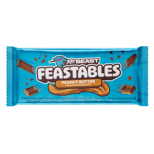 MrBeast Feastables Beurre de Cacahuète 60g OhMyCandyBox