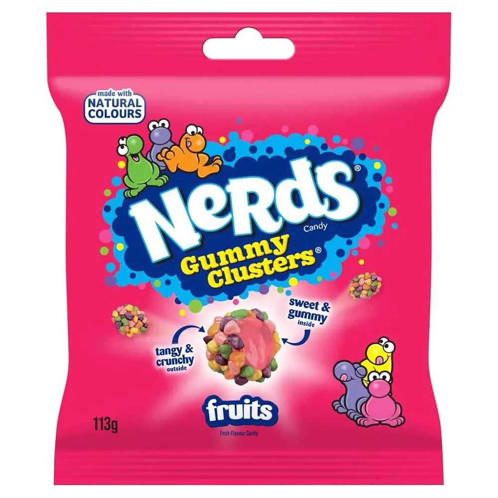 Clusters gélifiés Nerds Fruit 113g OhMyCandyBox