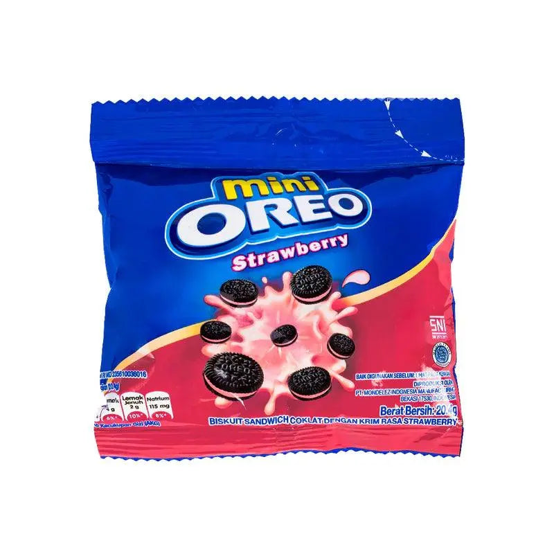 Oreo Mini Cookies Fraise Sac 20g OhMyCandyBox