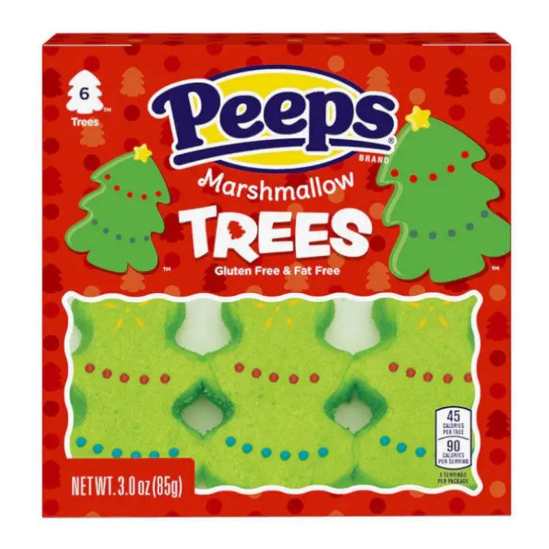 Peeps Arbres de Noël en Guimauve 6-Pack 85g OhMyCandyBox