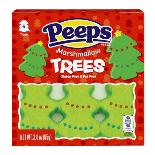 Peeps Arbres de Noël en Guimauve 6-Pack 85g OhMyCandyBox