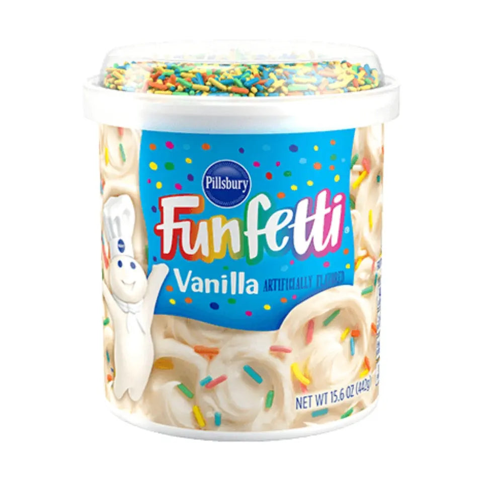 Pillsbury Glaçage Funfetti Vanille 442g OhMyCandyBox