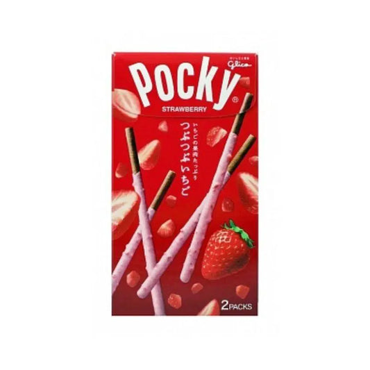 Pocky Tsubu Tsubu Ichigo Aardbei 2 Pack 58g OhMyCandyBox