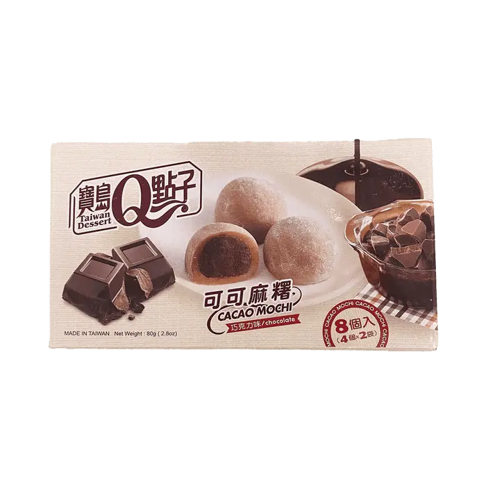 Mochi au chocolat au cacao Q Brand 80g OhMyCandyBox