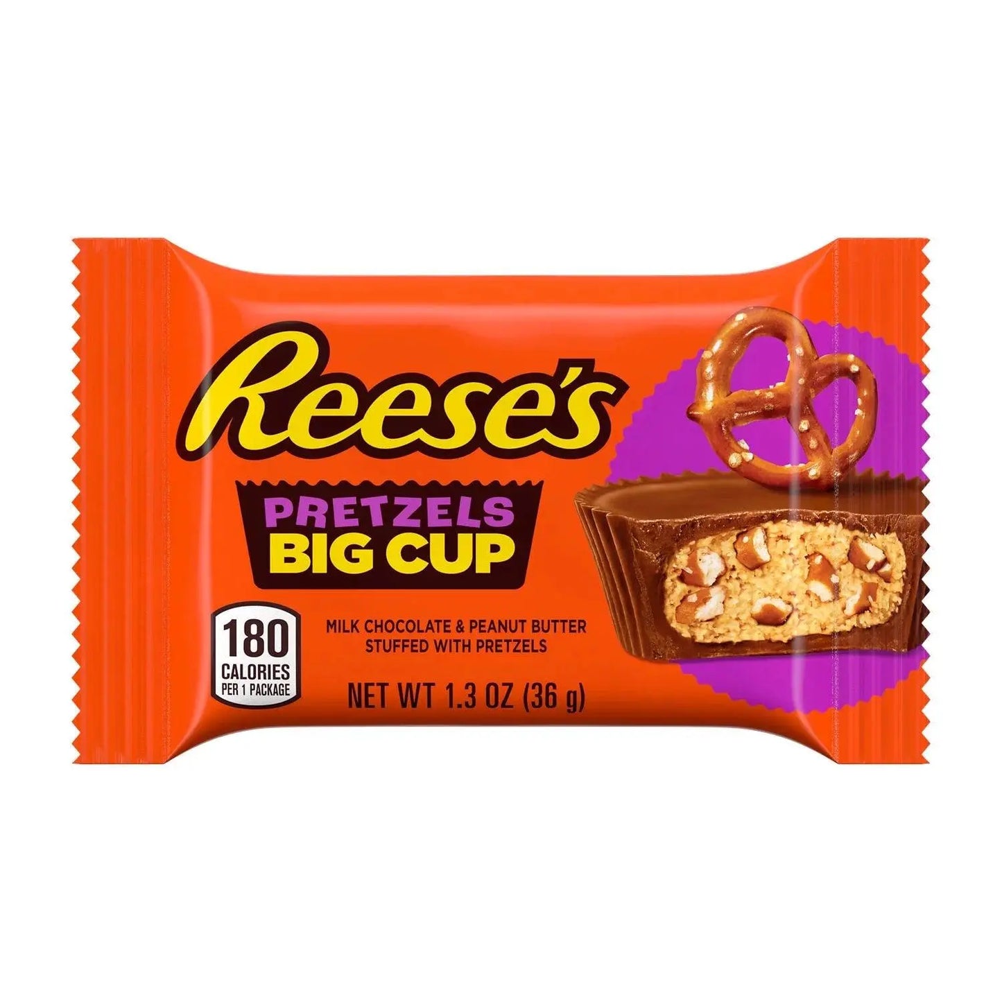 Reese's Big Cup avec Bretzels 37g OhMyCandyBox