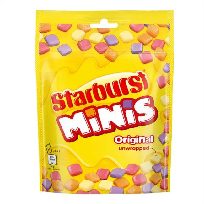 Starburst Bonbons Fruités Mini Original 137g OhMyCandyBox
