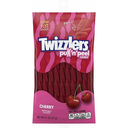 Twizzlers Pull 'n' Peel Cerise 172g OhMyCandyBox