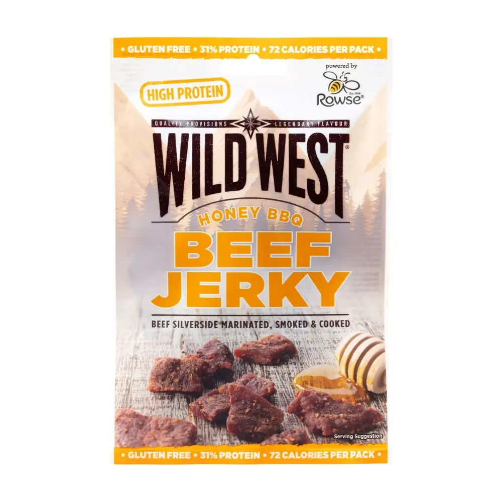 Wild West Jerky de Boeuf Miel BBQ 25g OhMyCandyBox