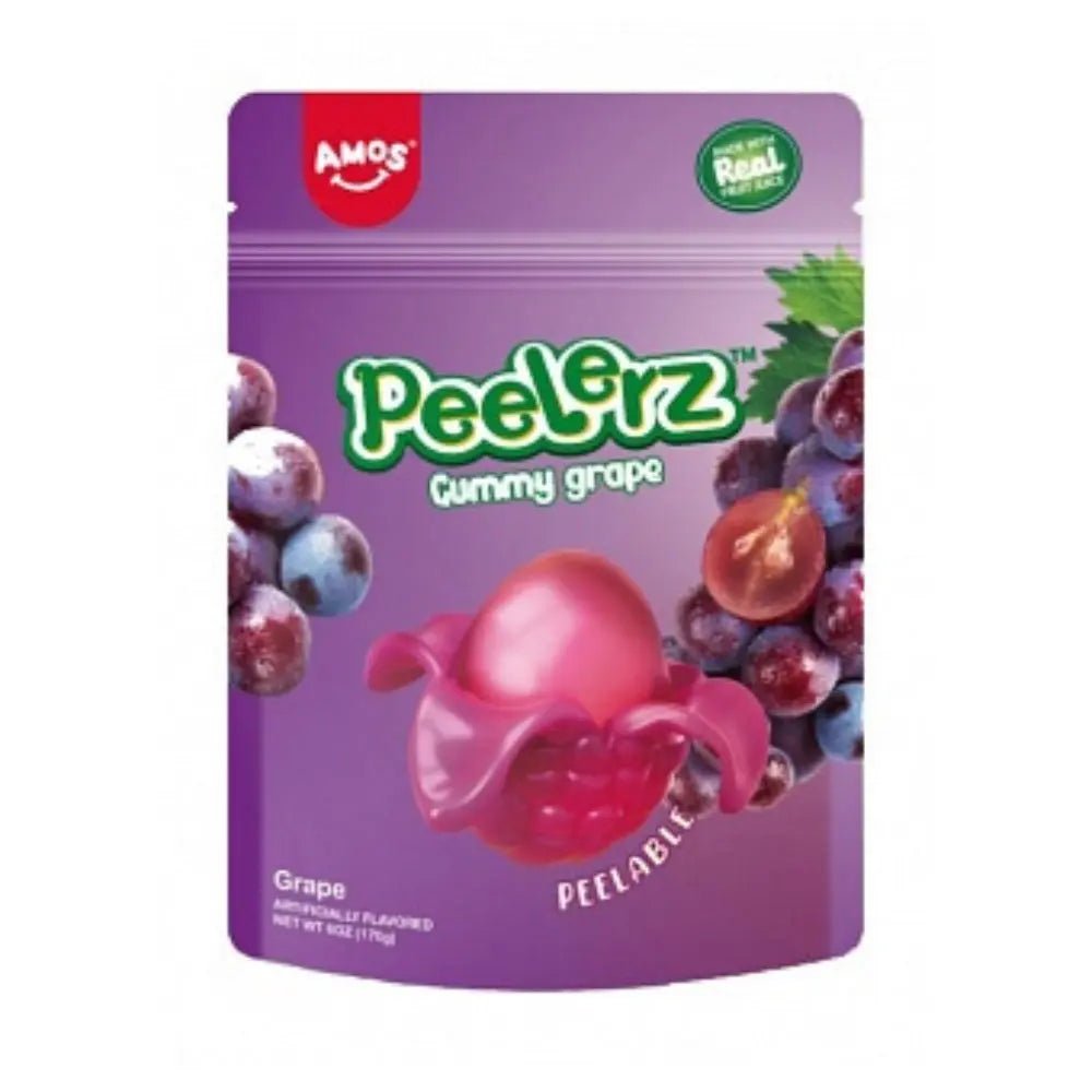 Amos Peelerz Gummy Grape 170g OhMyCandyBox
