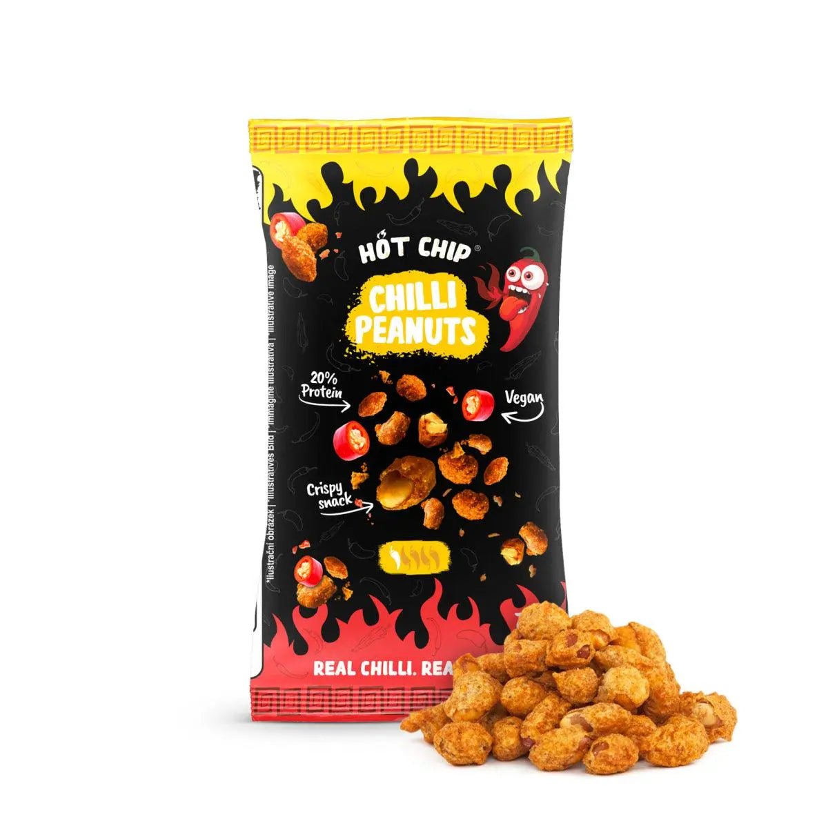 Hot Chip Cacahuètes Piment 70g OhMyCandyBox