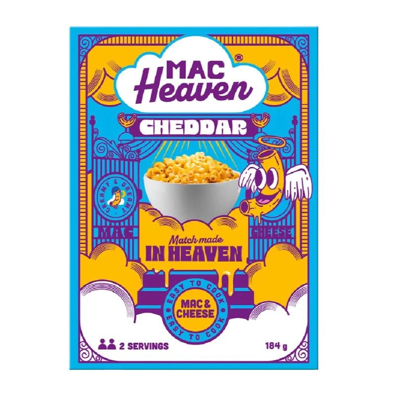 Mac Heaven Mac and Cheese Cheddar 184g - OhMyCandyBox