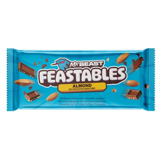 MrBeast Feastables Amande 60g OhMyCandyBox