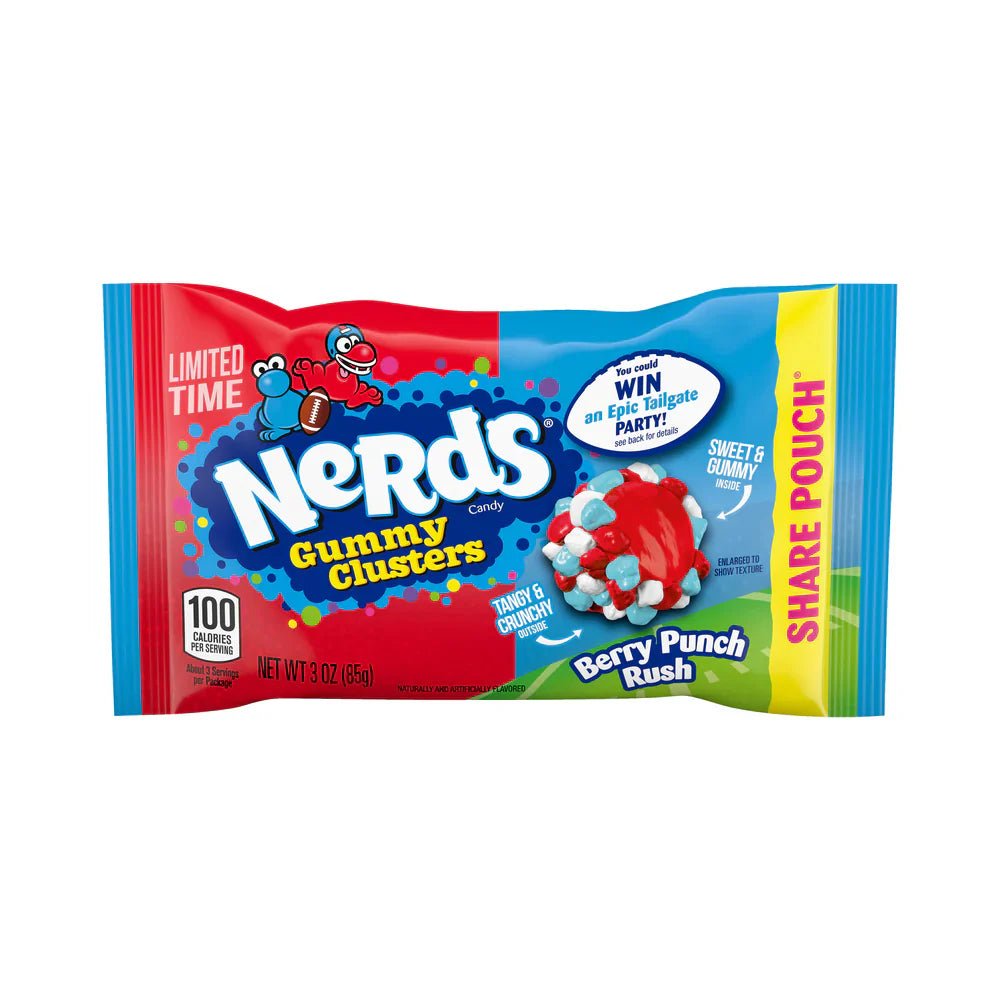 Nerds Gummy Clusters Berry Punch Rush 85g - OhMyCandyBox
