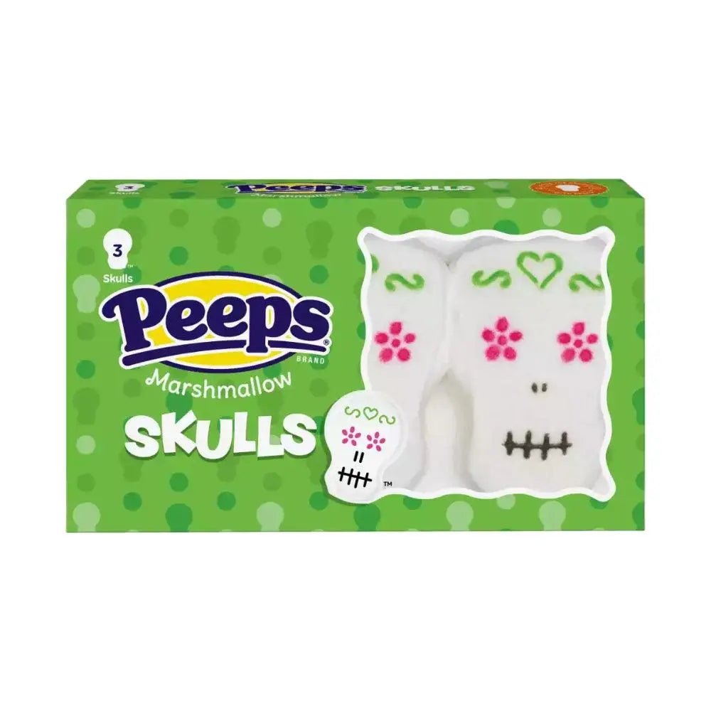 Peeps Marshmallow Schedels (3st) 43g OhMyCandyBox