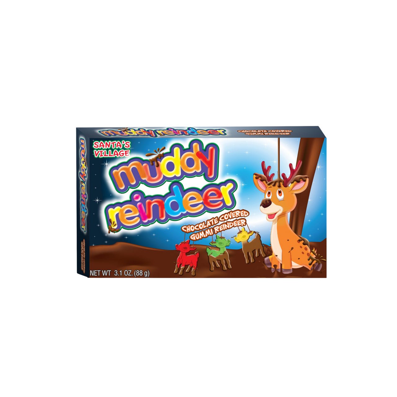 Santa's Village Muddy Reindeer 88g - OhMyCandyBox